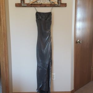 A Fortiori Gunmetal Formal Dress